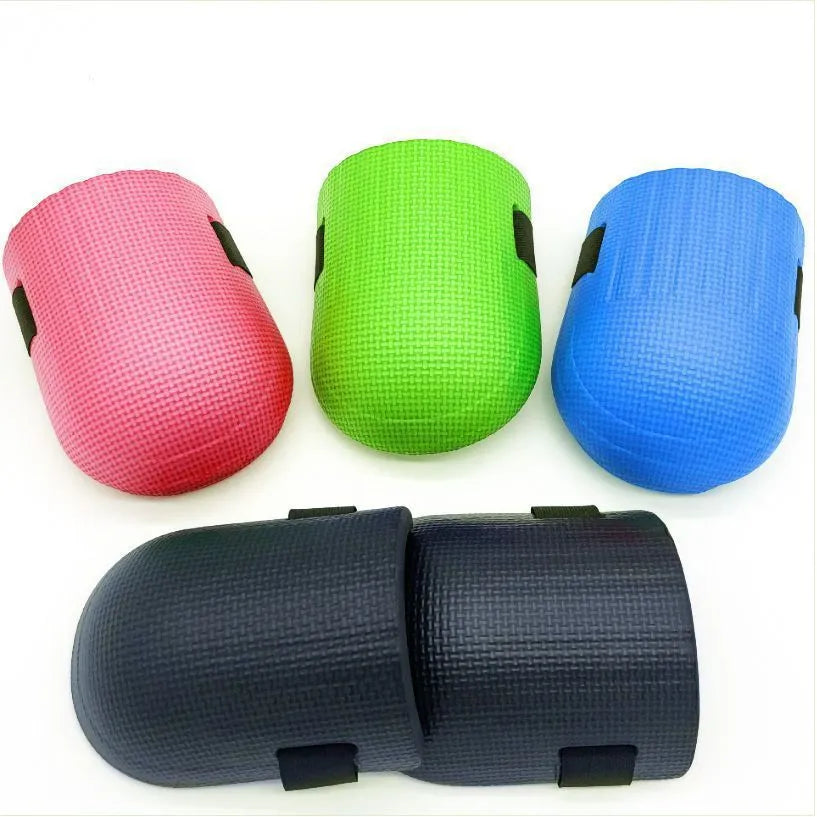 Pair of EVA foam kneepads in assorted colours for knee protection during work