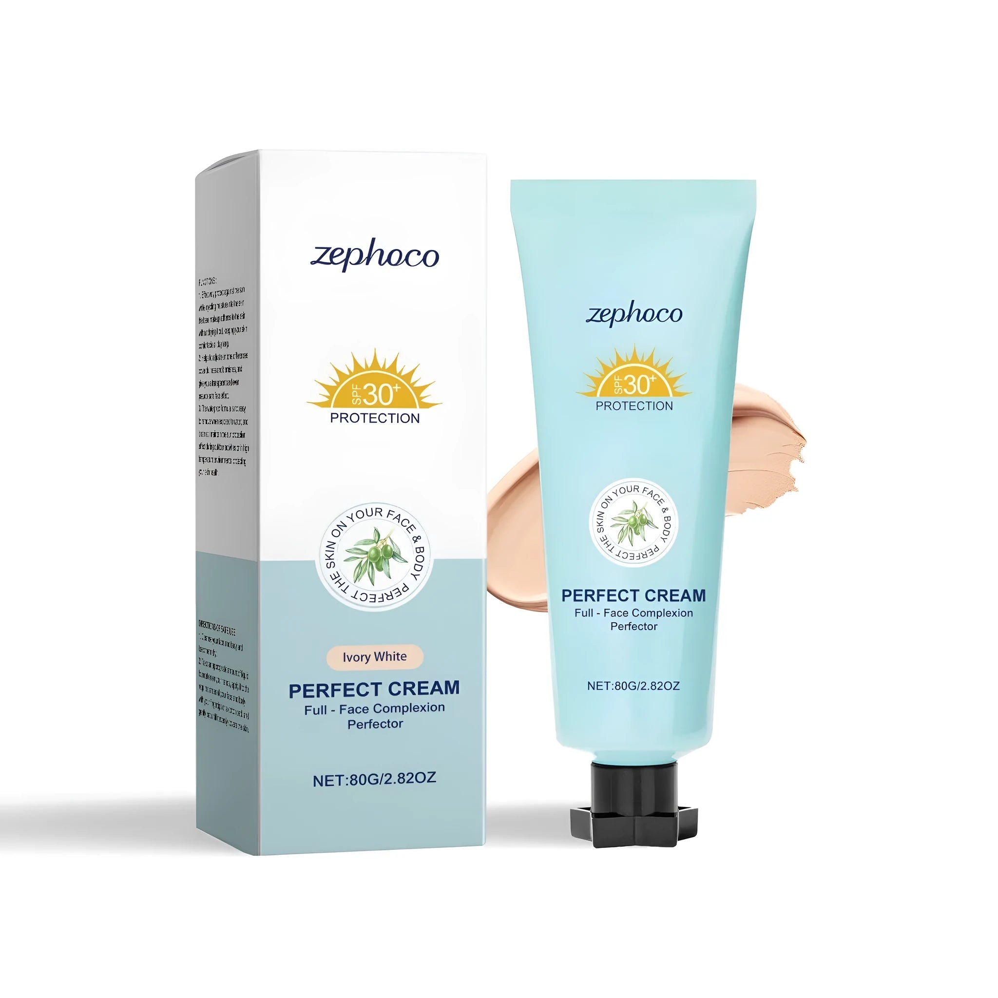 Bottle of Curdling Sunscreen Moisturising Liquid Foundation in Natural Color shade.