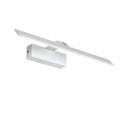 White 520mm long LED bathroom mirror headlight mounted on a wall above a vanity.