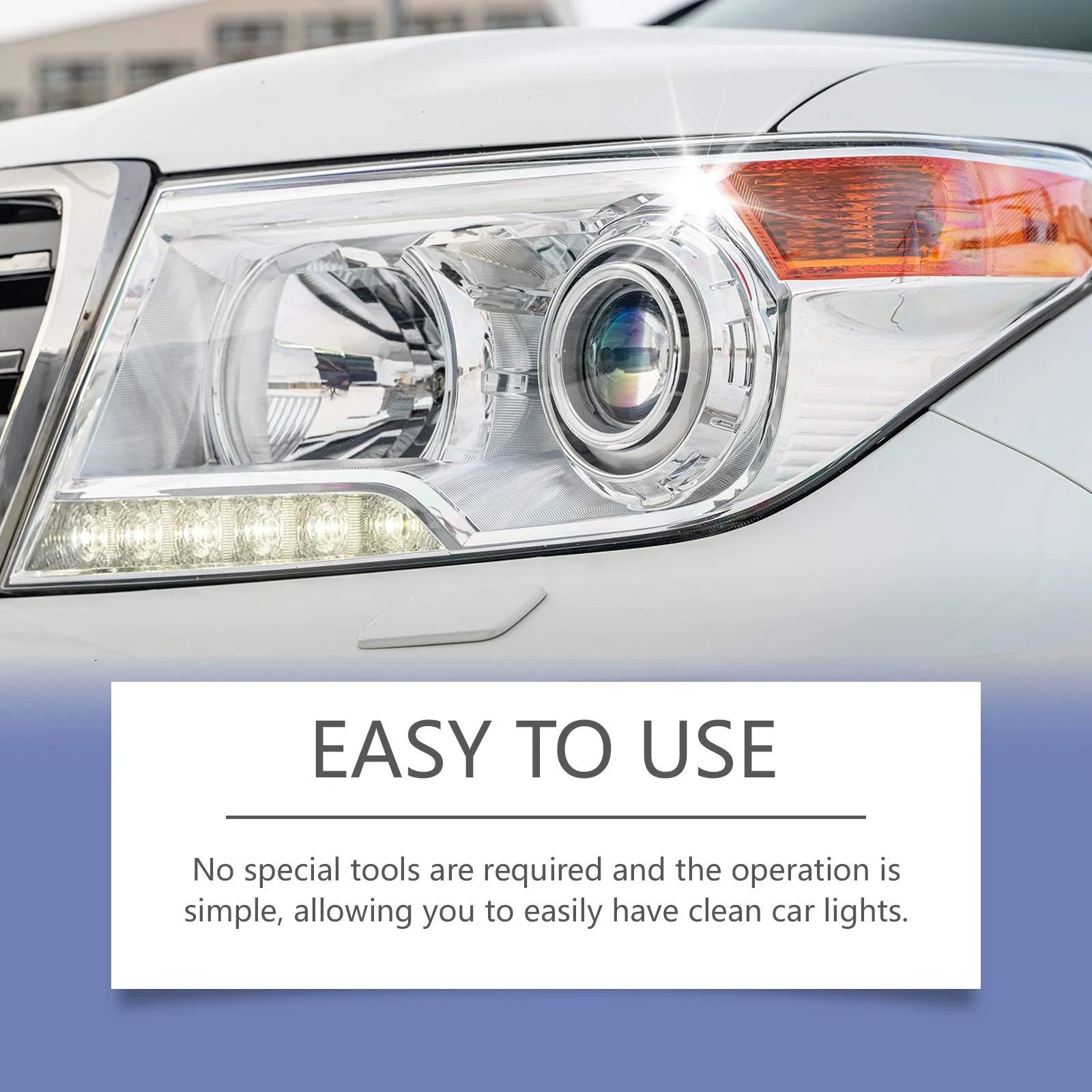 Car headlight repair essence 30ml in a compact pen bottle with Nano silicone formula