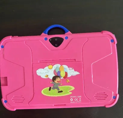 Drop-resistant 7-inch kids tablet PC in sky blue with IPS screen and Bluetooth
