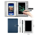 85-inch electronic writing pad with stitching appearance in choice of colours, shown with smart pen