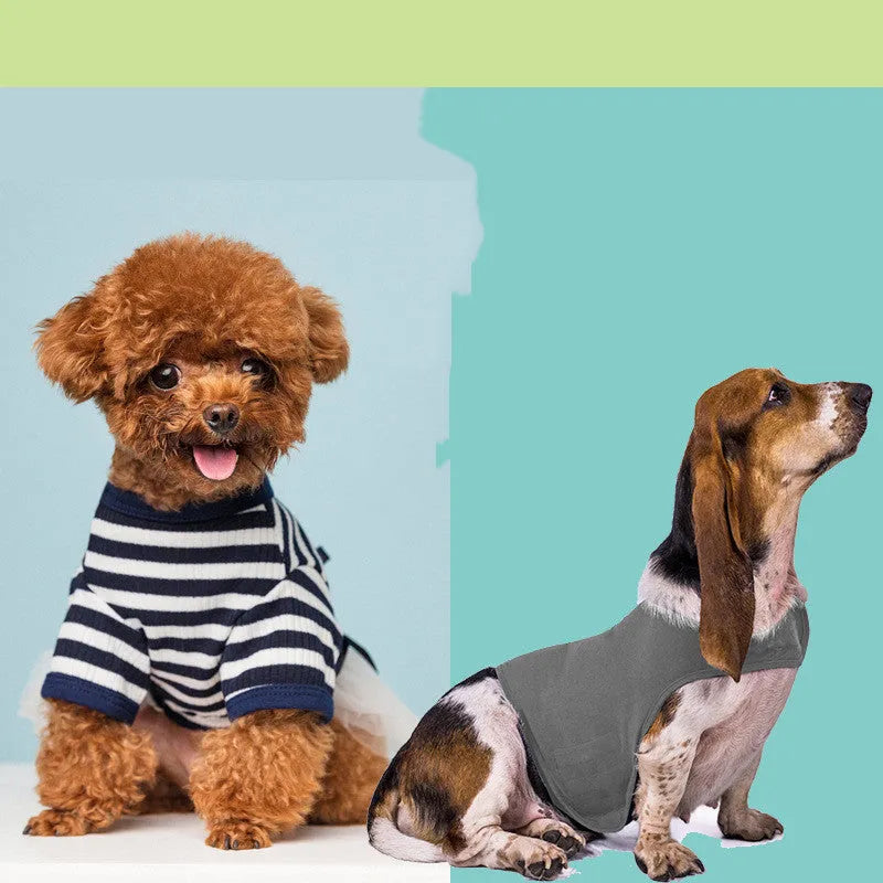Acrylic anxiety jacket vest for cats and dogs in dark grey, lake green or rose red, sizes XS to XL