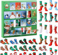 Colourful resin Christmas socks blind box ornament for holiday tree or party decoration