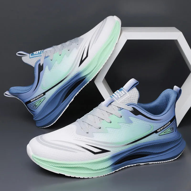 Men's breathable mesh casual shoes in multiple colours with rubber sole