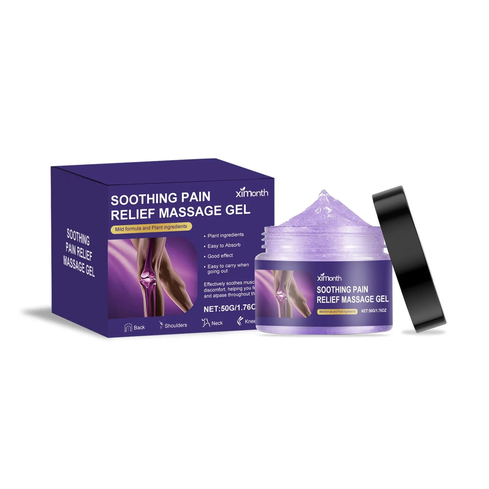 50g tube of body joint care gel suitable for universal skin types