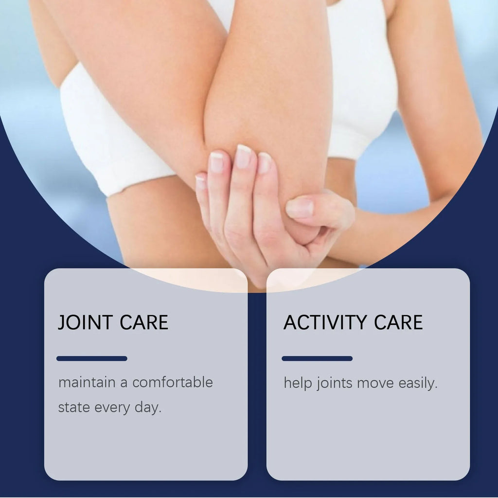 Box of four joint nursing adhesive bandage patches with moxa, ginger, and bee venom ingredients.