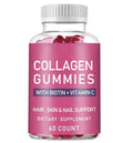Collagen gummies soft candy 60 capsules supplement bottle for hair skin nails