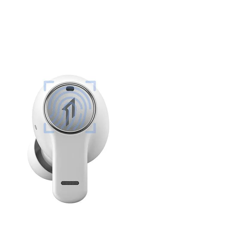 True wireless Bluetooth sports headset with waterproof rating in black and white colour options