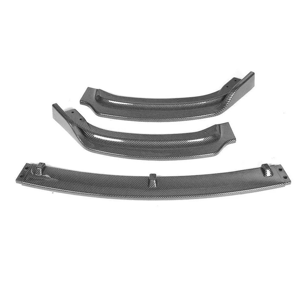 BMW 3 Series F30 F35 black polypropylene front bumper lip spoiler