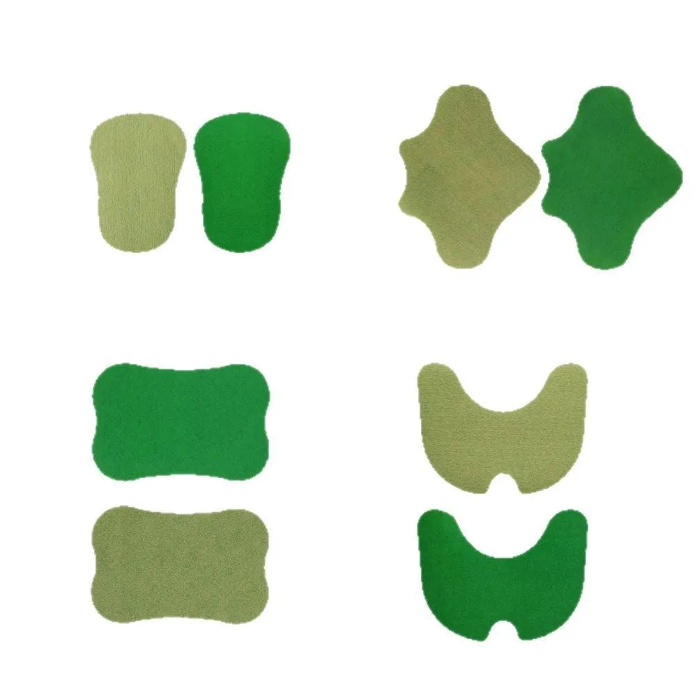 Pack of Chinese Mugwort herbal pain relief patches for knee, back, neck and foot.