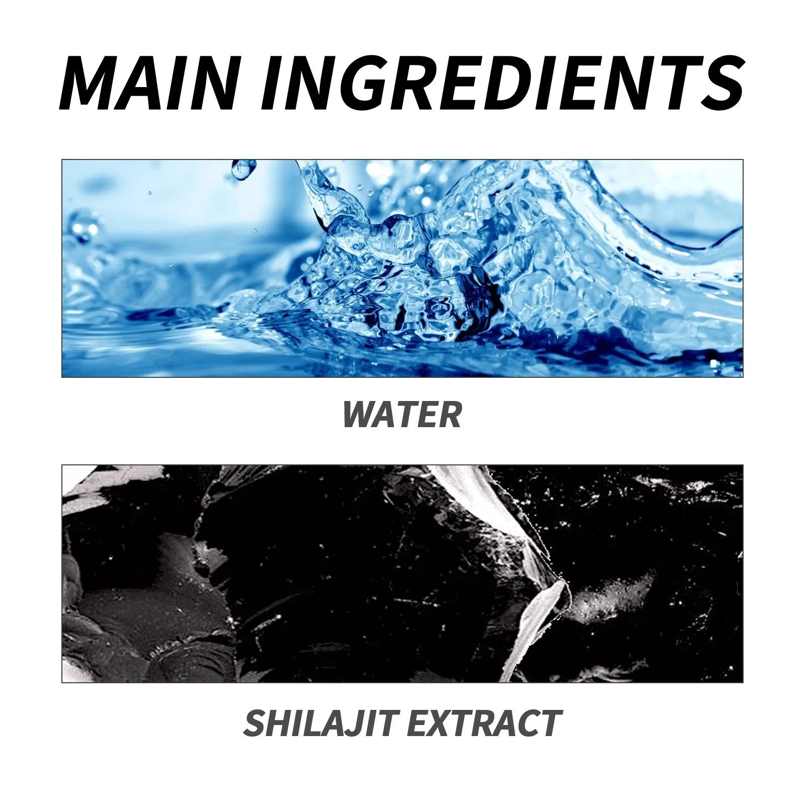Googeer Shilajit resin dietary supplement in 100g body care kit packaging