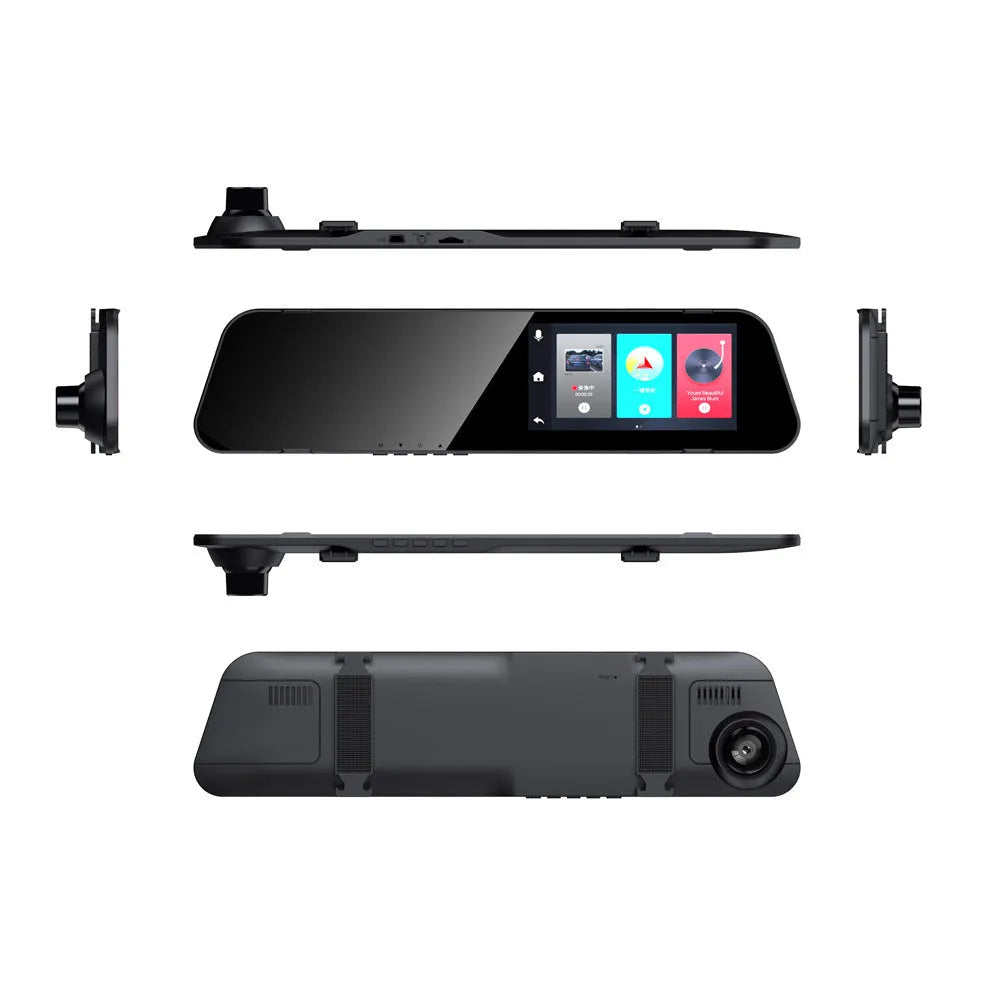 HD front and rear driving recorder with 4.5 inch screen and reversing image function