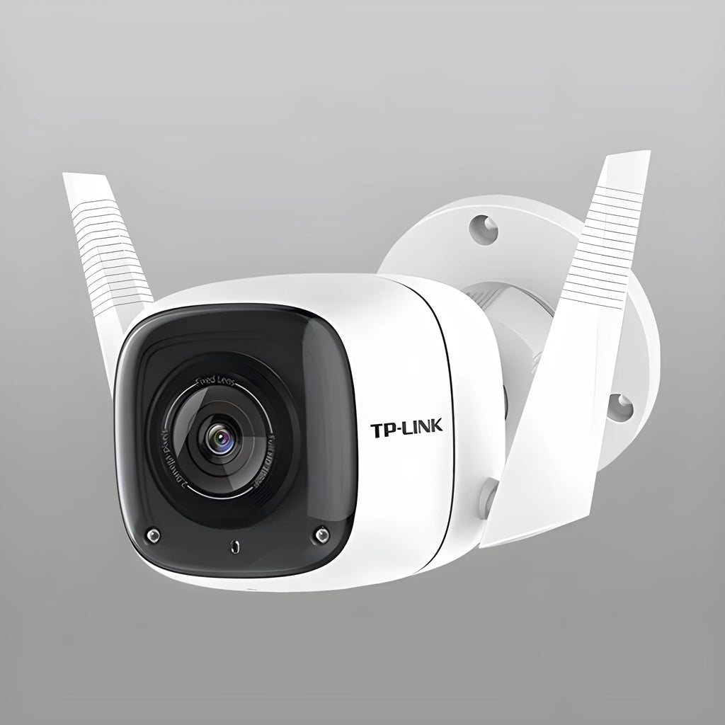 Outdoor security webcam with 1080p HD, infrared night vision and 4mm wide-angle lens