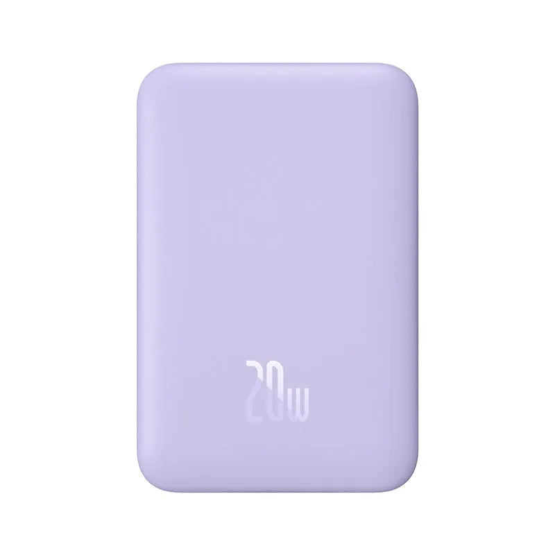 Magnetic wireless fast charging power bank in silicone non-slip shell with 10000mAh capacity