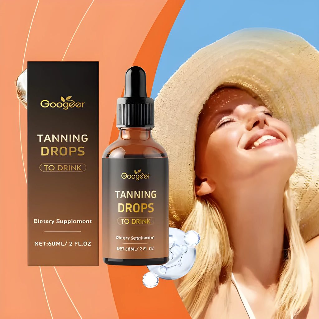 Googeer Tanning Drops To Drink Body Treatment 60ml bottle for body care and sunless tanning.