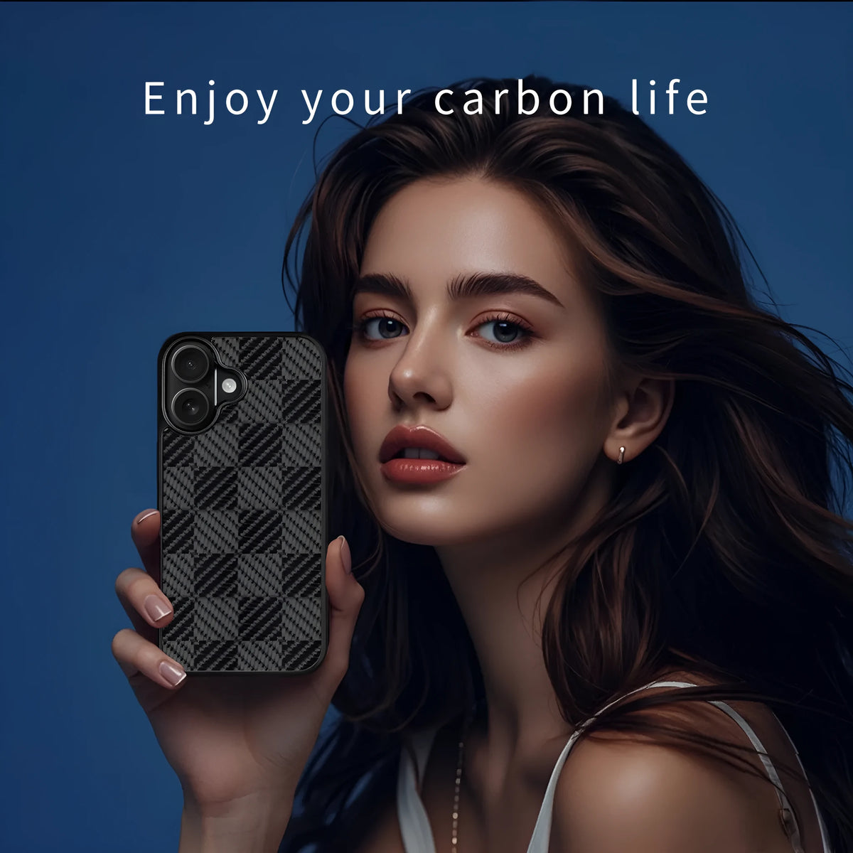 Lanjin square phone case compatible with iPhone 12 to 17 series models in protective fit