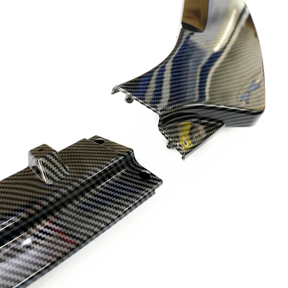Unksera M10 car spoiler tail kit for Audi A4 S4 B9 in black honeycomb mesh finish
