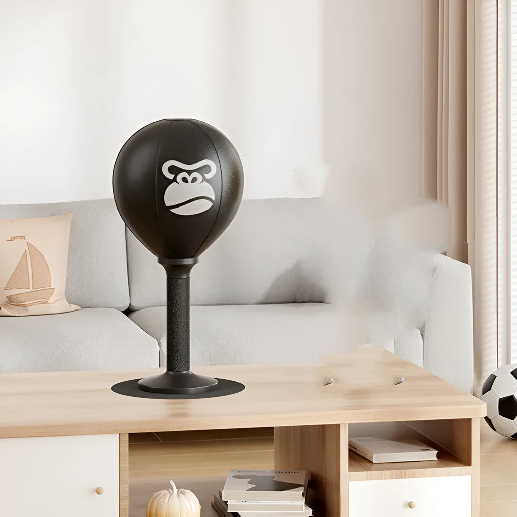Desktop children boxing ball with PU ball, ventilated base, 40cm height, Cool Bear style