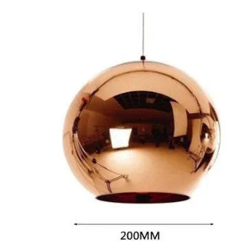 Electroplated glass fishing line chandelier with adjustable suspension in bronze, gold, or silver finish options