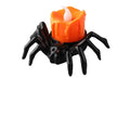 Halloween plastic spider candlestick ornament with battery operation