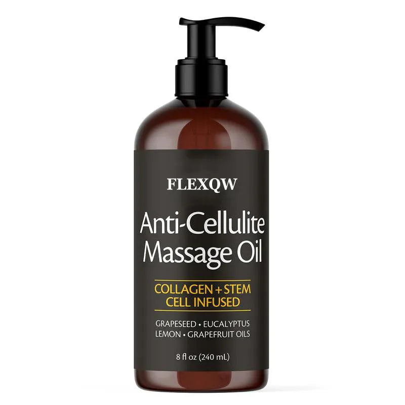 Home Body Firming Massage Oil 240ml bottle with natural oils for women and men