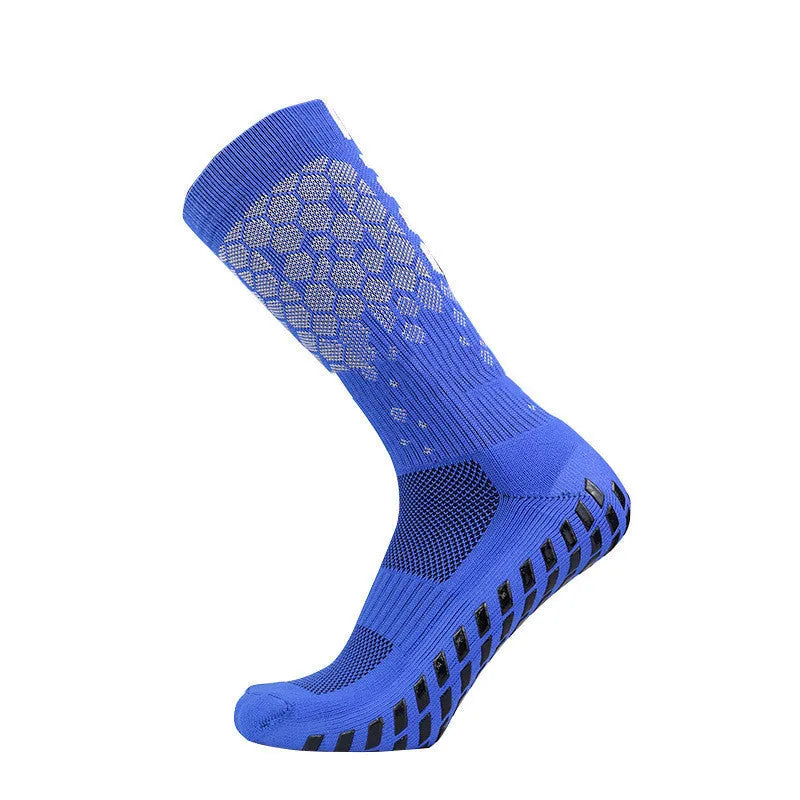 Non-slip spandex soccer socks in multiple colours, sizes 38 to 45, for football training and matches