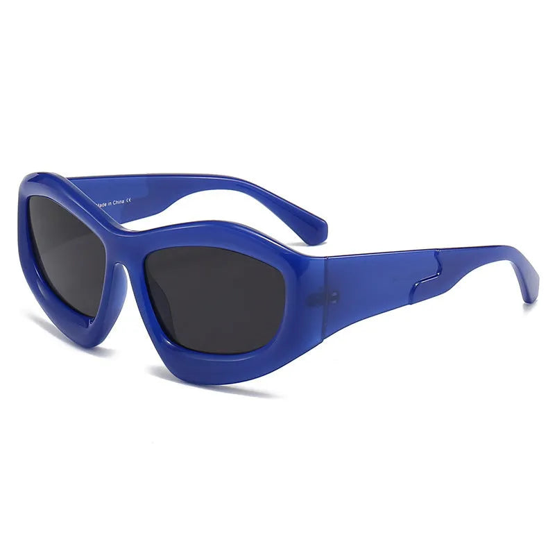 Concave shape sunglasses for men and women with bubble element design