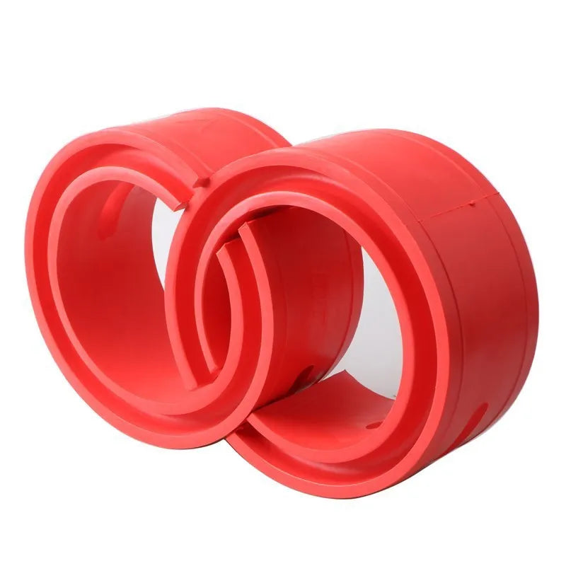Red rubber car shock absorber spring buffer cushion for heightened chassis general vehicle model