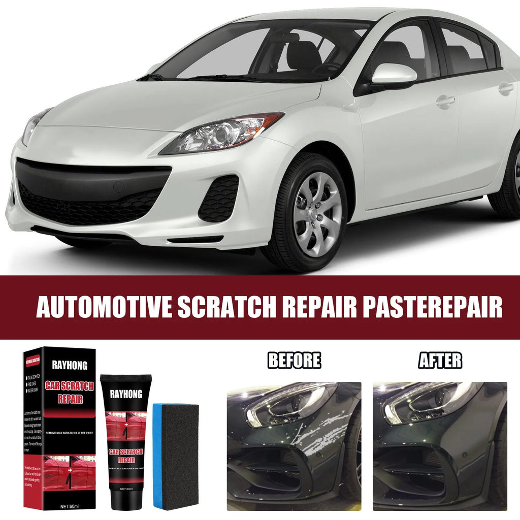 60ml car scratch repair wax kit with applicator for automotive paint surface maintenance