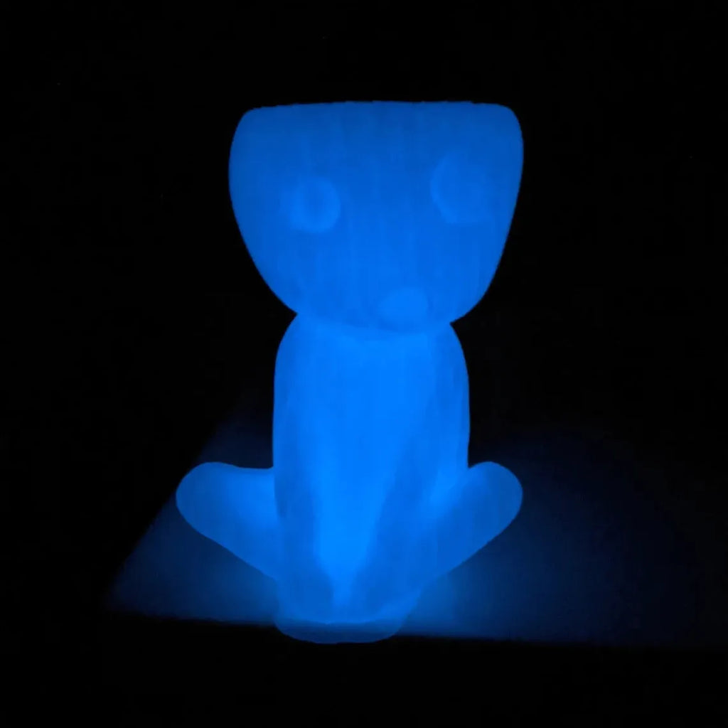 Nightglow synthetic resin succulent flowerpot, 12x7x8cm, character shape, luminous option, tabletop decoration
