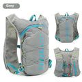 Multifunctional nylon running backpack with reflective strips in six colour options