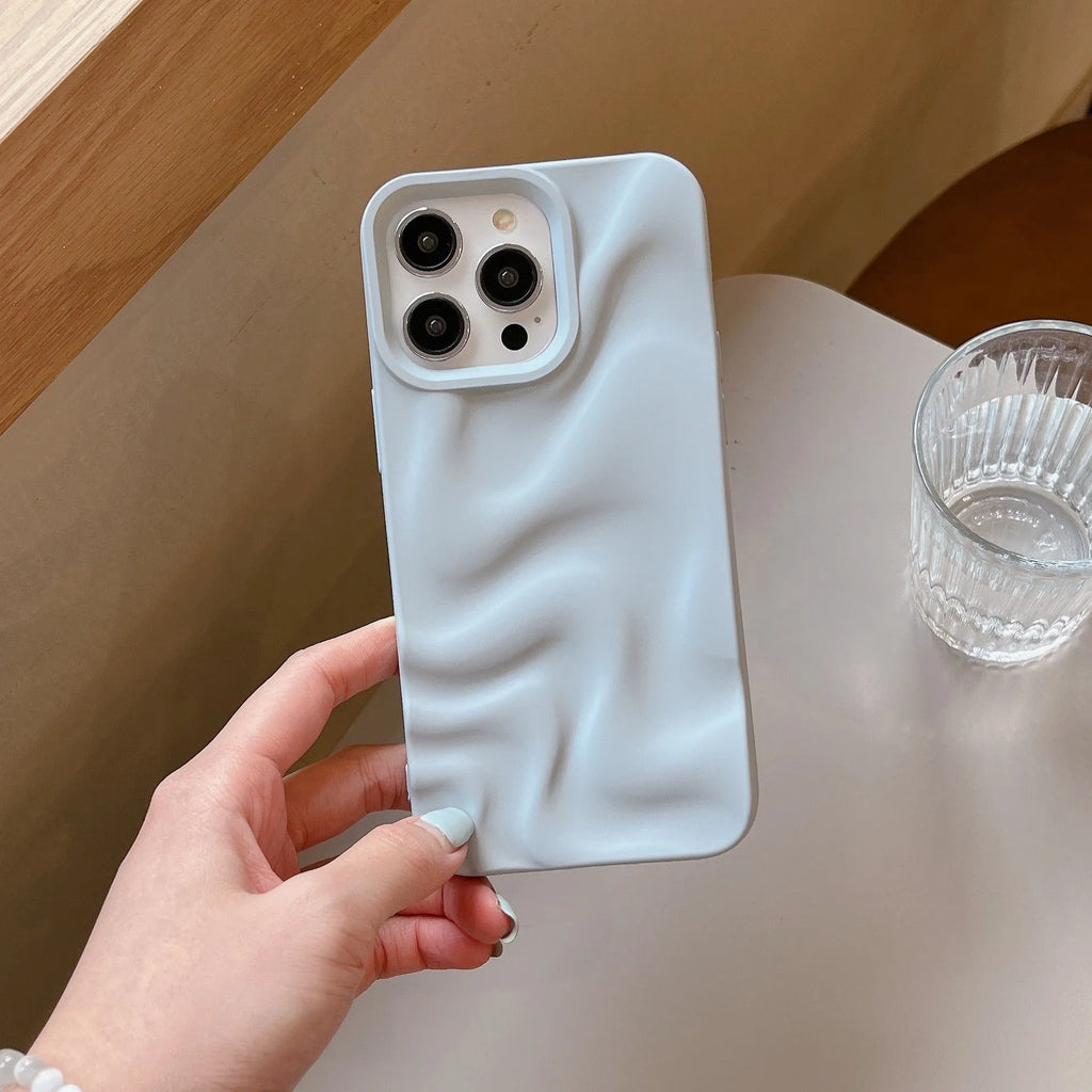 Matte TPU iPhone case with anti-fingerprint back cover in frosted colours