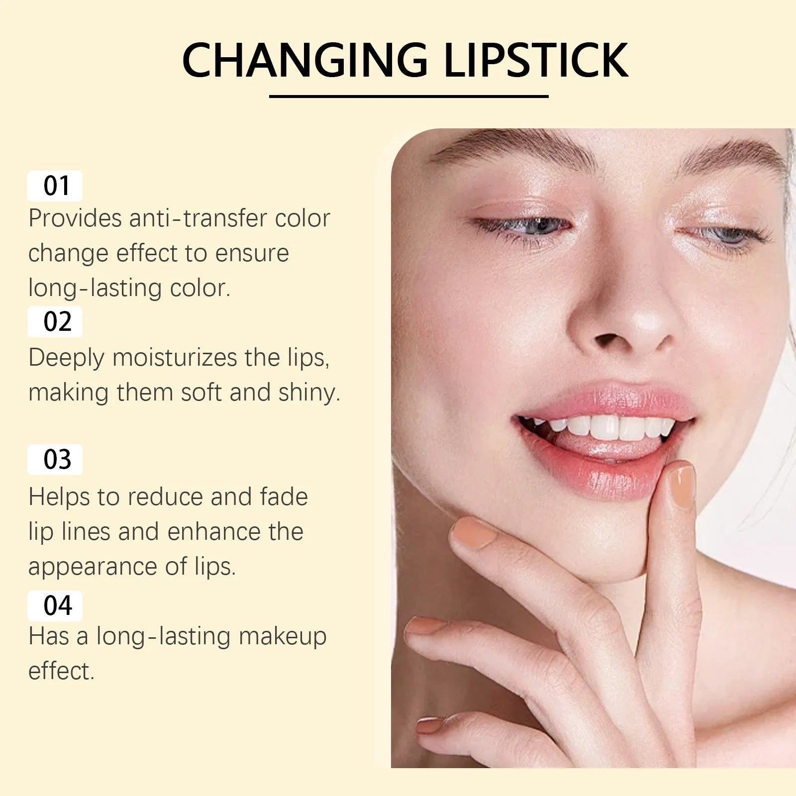 Gold Foil Discoloration Nourishing Lipstick in its packaging, showing 3.5g net content.