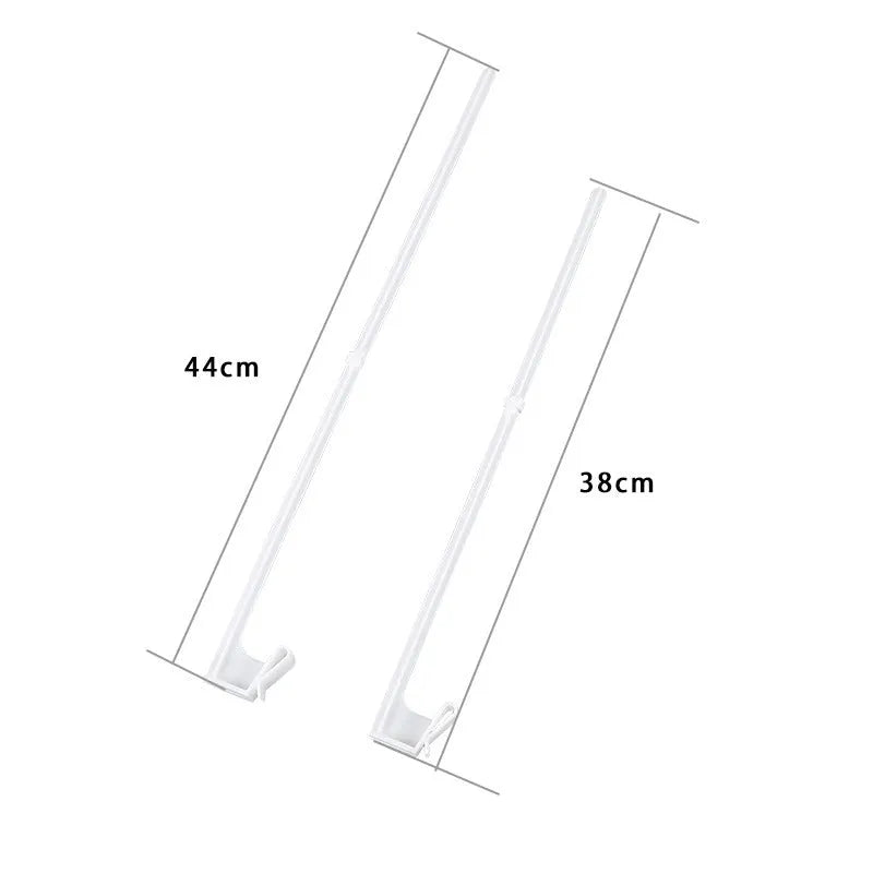 White plastic car window flag holder clip shown mounted on a vehicle window.