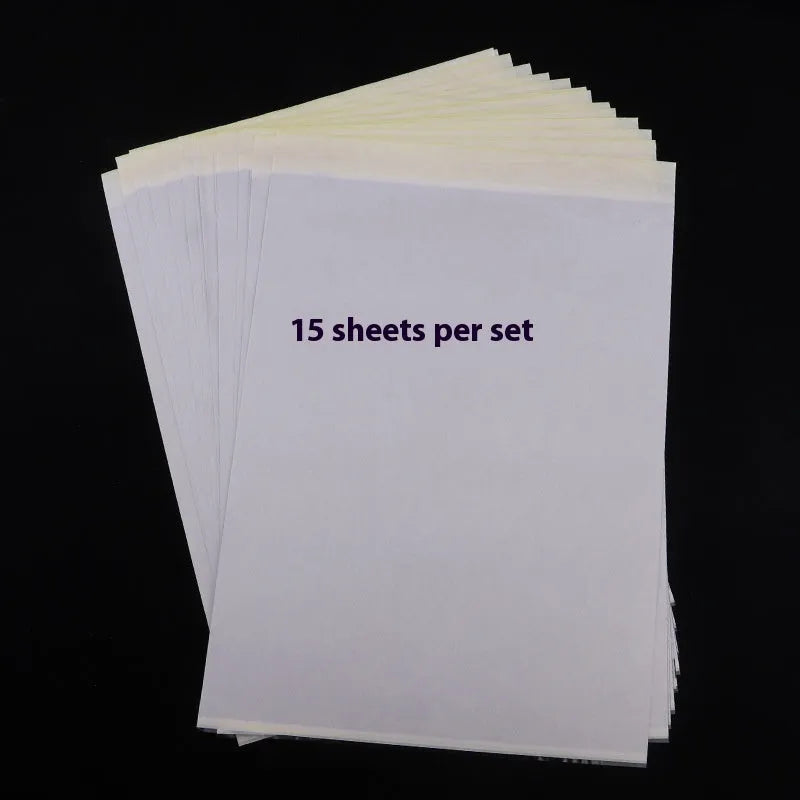 A4 tattoo transfer paper with transfer paste gel for hand drawing and machine conversion designs