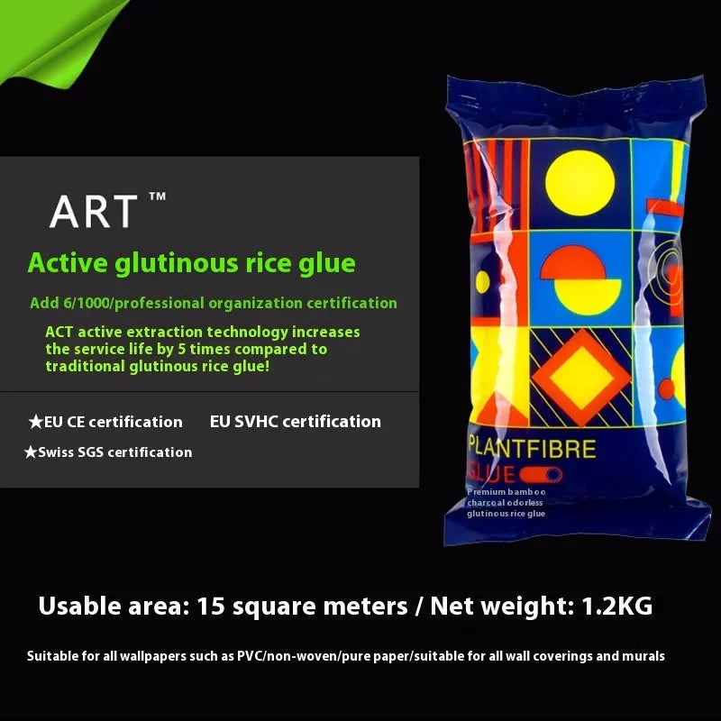 Three rolls of glutinous rice wallpaper glue, a formaldehyde-free wall adhesive.