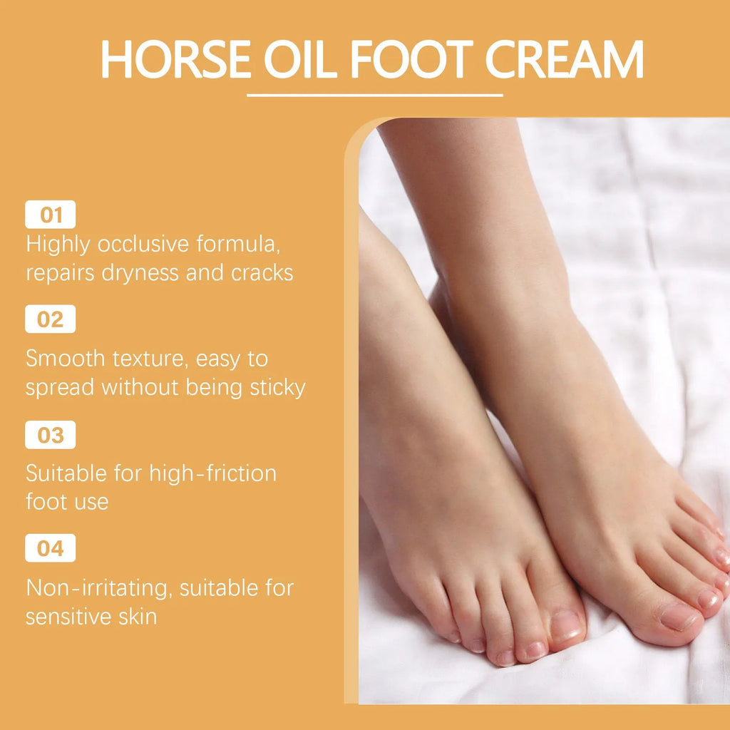 30g container of foot and neck care cream with universal skin type formula