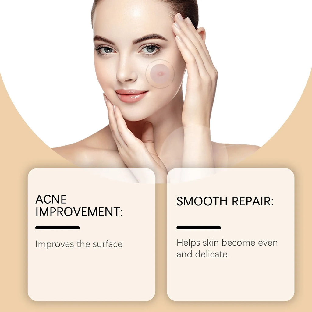 8-pack of hydrocolloid acne patches with tea tree oil and centella asiatica extract for spot treatment