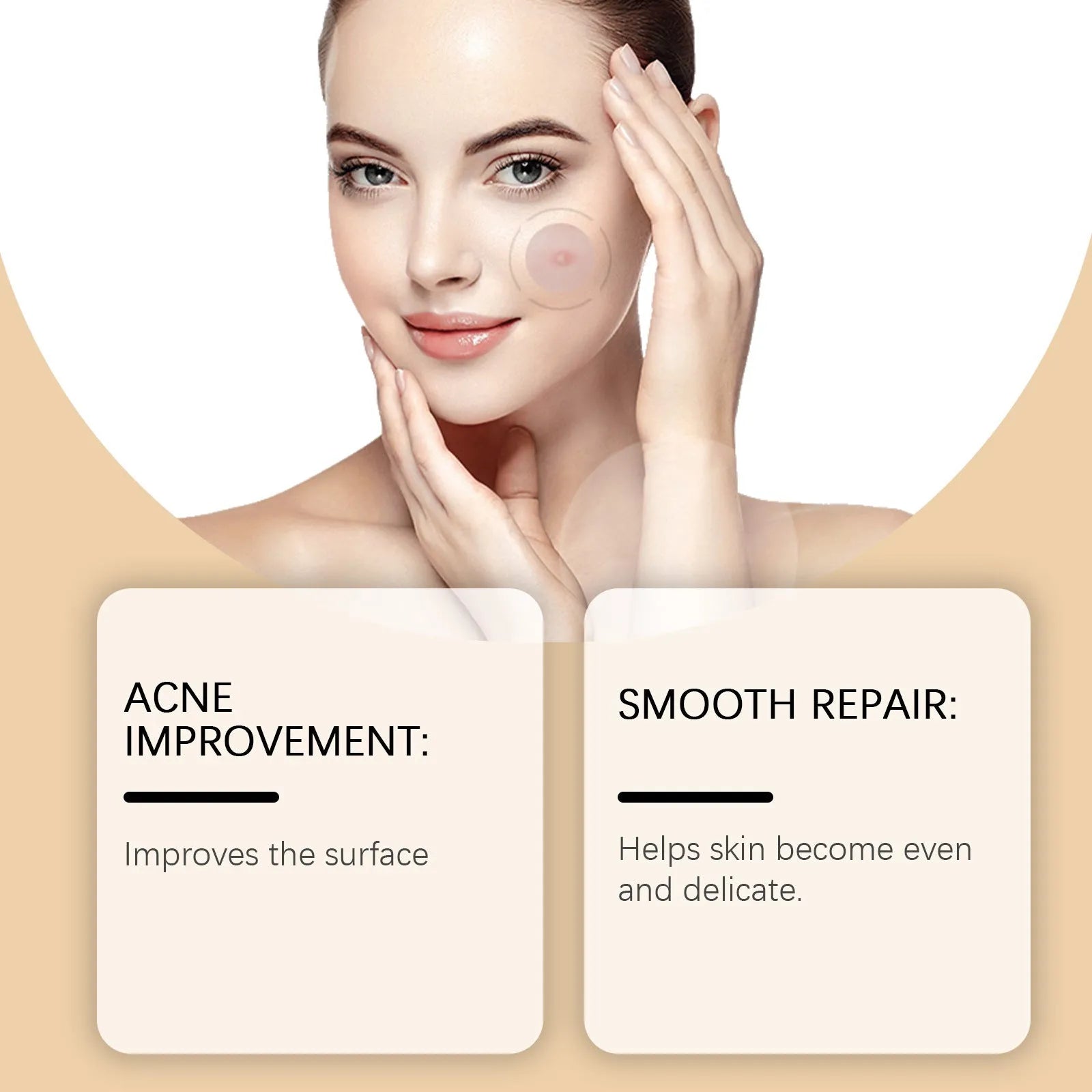 8-pack of hydrocolloid acne patches with tea tree oil and centella asiatica extract for spot treatment