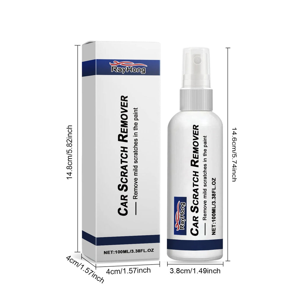Spray scratch repair for car scratches in 3.8x14.6cm box with polysiloxane formula