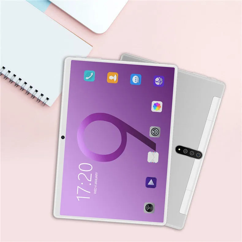 Smart Android entertainment tablet PC 10.1 inch IPS screen with detachable keyboard black colour