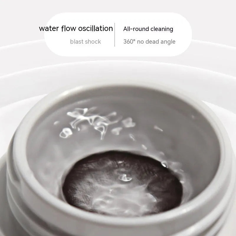Pearl white automatic ultrasonic cleaning machine for invisible glasses