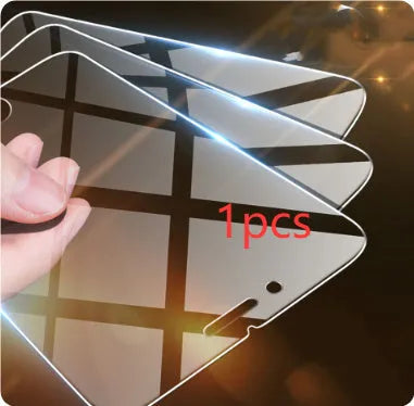 Tempered glass screen protector for iPhone with transparent anti-fingerprint coating