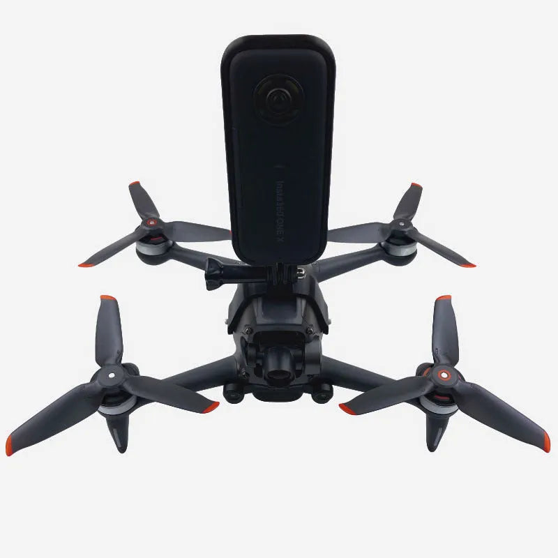 3D printed FPV drone expansion bracket for mounting GoPro compatible action cameras