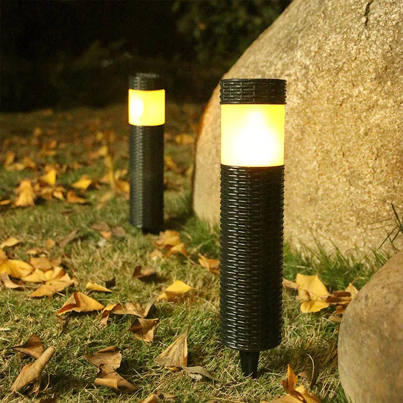 Outdoor waterproof garden light with abstract design for courtyard and villa use