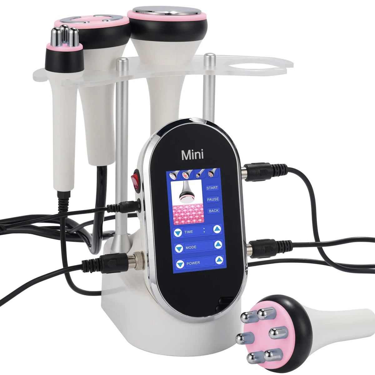 4-in-1 40K cavitation machine ultrasonic beauty device for facial and body care with ten gears