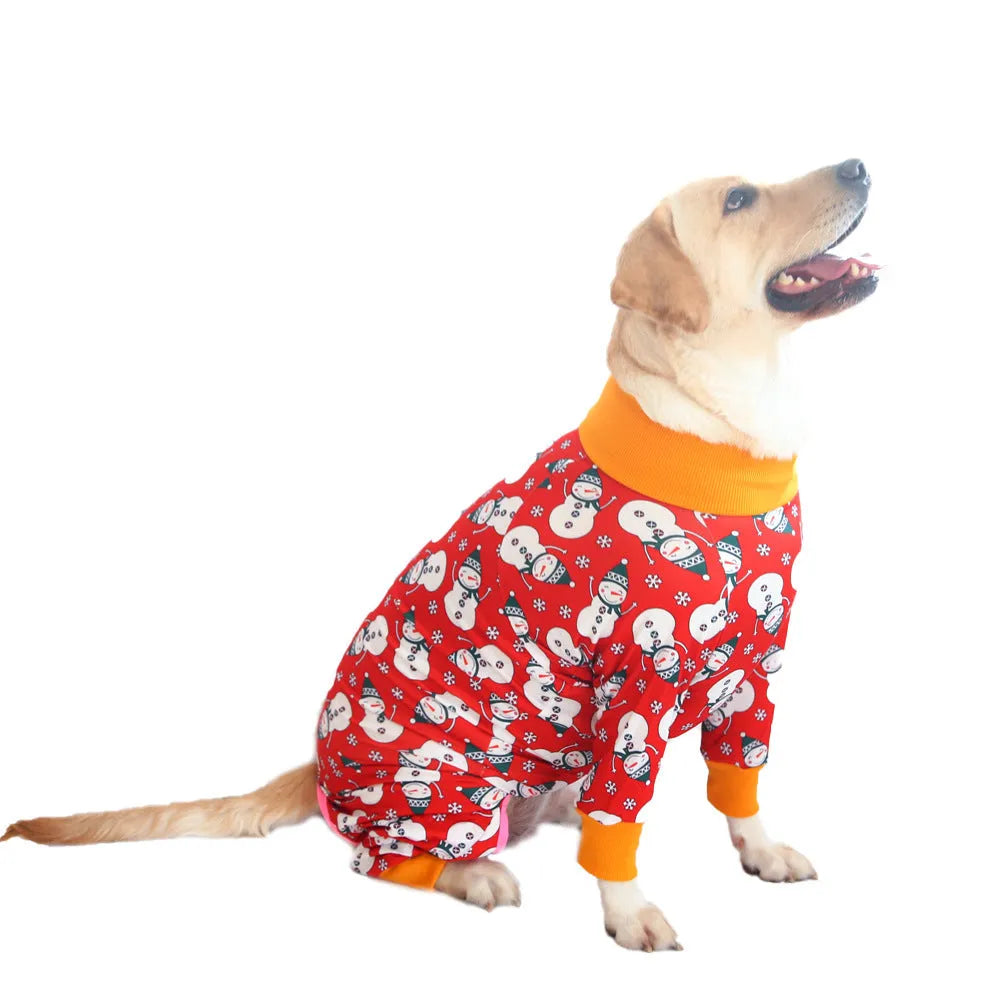 Cotton sleeveless dog jumpsuit vest shown in one of over 40 available colour and print designs.