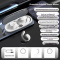 Wireless bone conduction Bluetooth headset in black for running sports open ear non in-ear design