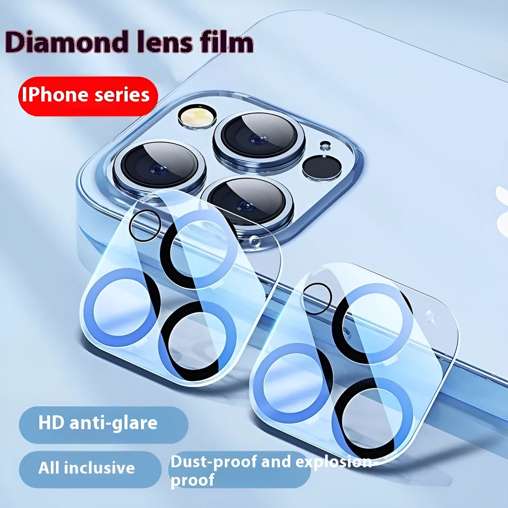 tempered glass lens protector for iPhone camera with anti-fingerprint coating